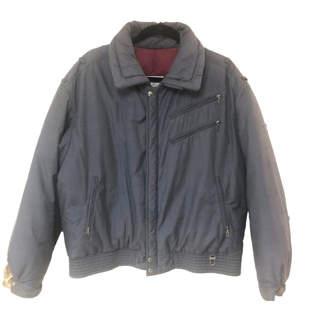 BOGNER Goose‎ Down Puffer Jacket Unisex L XL 51 Chest Gray Ski Snowboard VTG